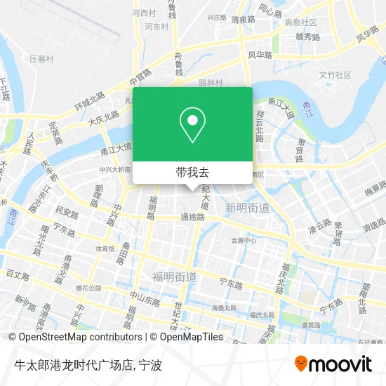 牛太郎港龙时代广场店地图