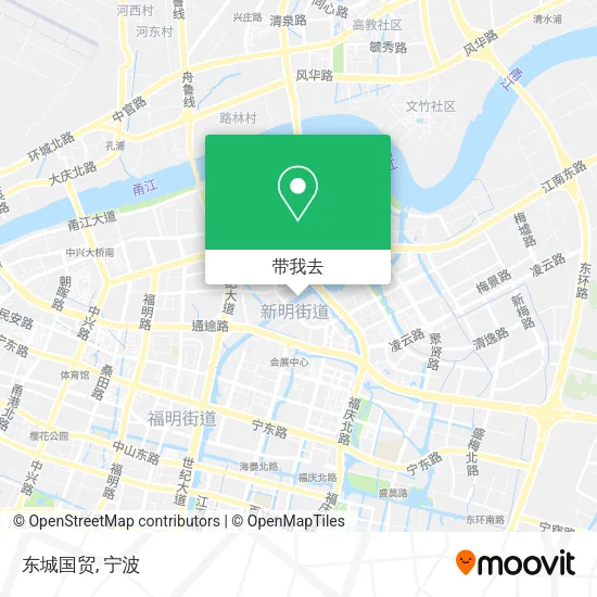 东城国贸地图