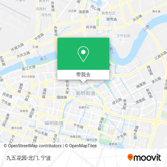 九五花园-北门地图