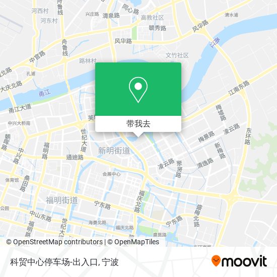 科贸中心停车场-出入口地图