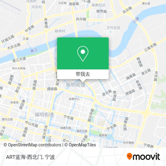 ART蓝海-西北门地图