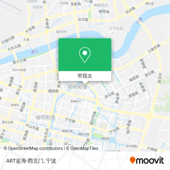 ART蓝海-西北门地图
