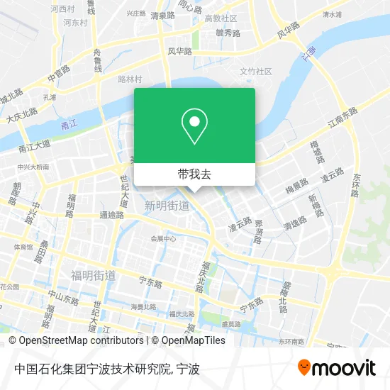中国石化集团宁波技术研究院地图