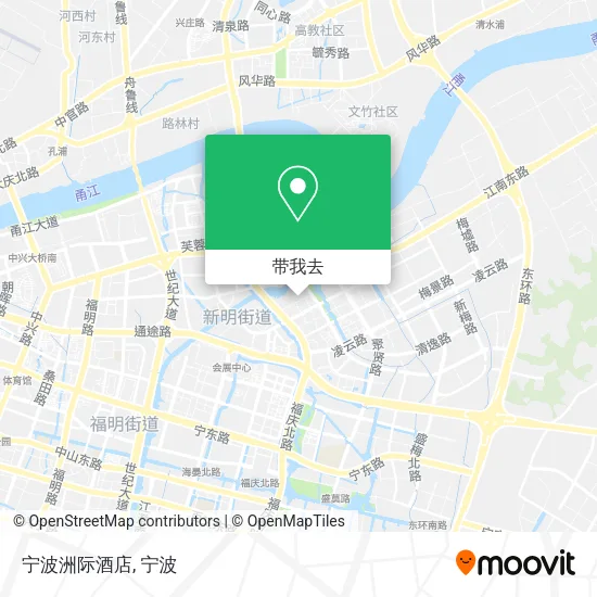 宁波洲际酒店地图