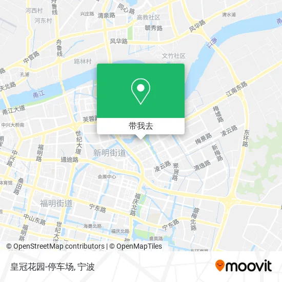 皇冠花园-停车场地图