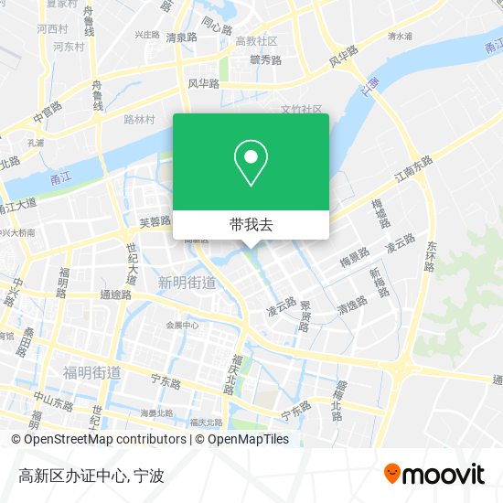 高新区办证中心地图