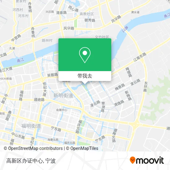 高新区办证中心地图