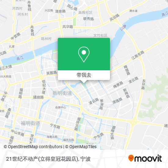 21世纪不动产(立得皇冠花园店)地图