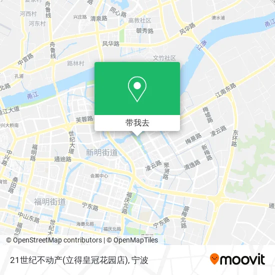 21世纪不动产(立得皇冠花园店)地图