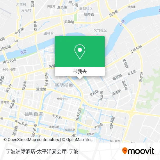 宁波洲际酒店-太平洋宴会厅地图