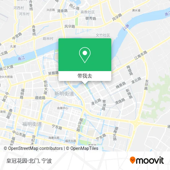 皇冠花园-北门地图