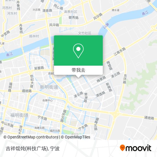 吉祥馄饨(科技广场)地图