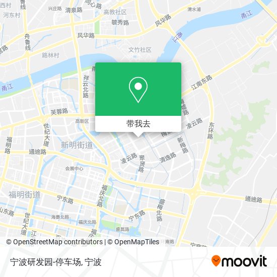 宁波研发园-停车场地图