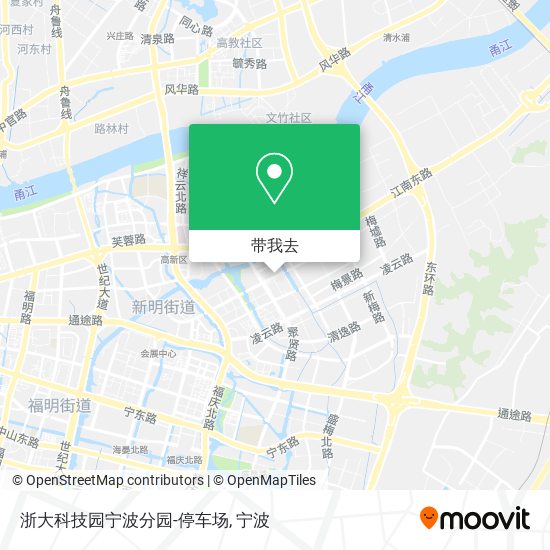 浙大科技园宁波分园-停车场地图