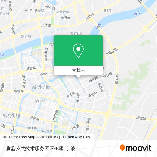 质监公共技术服务园区-B座地图