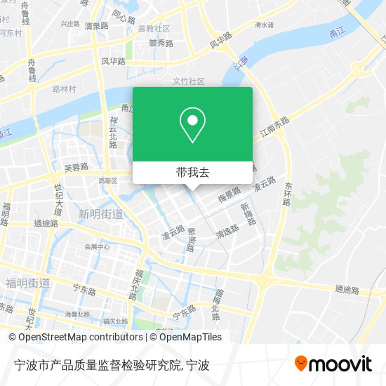 宁波市产品质量监督检验研究院地图