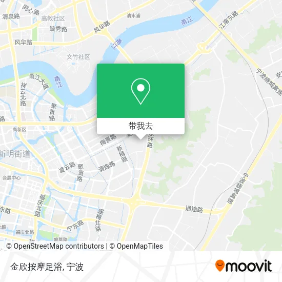 金欣按摩足浴地图