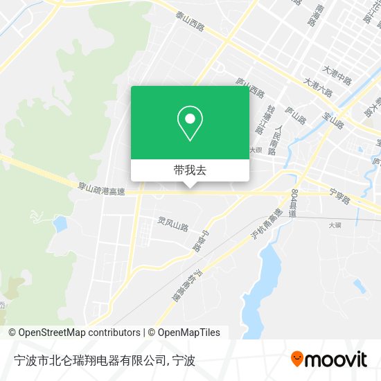 宁波市北仑瑞翔电器有限公司地图