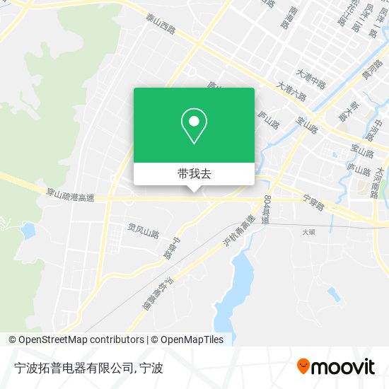 宁波拓普电器有限公司地图