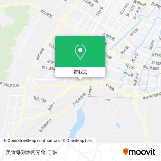美食每刻休闲零食地图