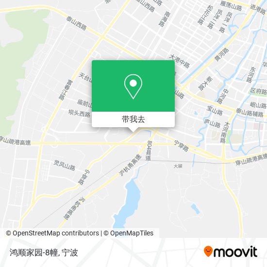鸿顺家园-8幢地图