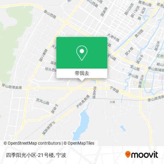 四季阳光小区-21号楼地图
