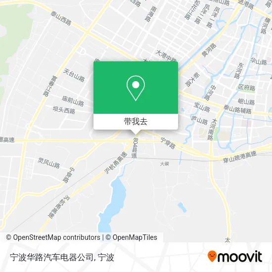 宁波华路汽车电器公司地图
