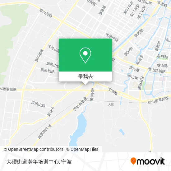 大碶街道老年培训中心地图