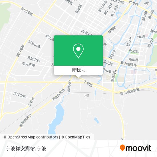 宁波祥安宾馆地图