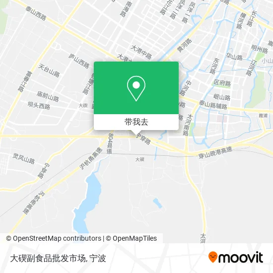 大碶副食品批发市场地图