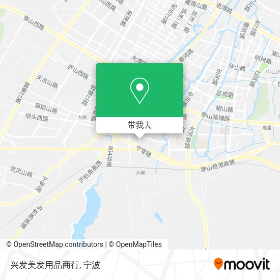 兴发美发用品商行地图
