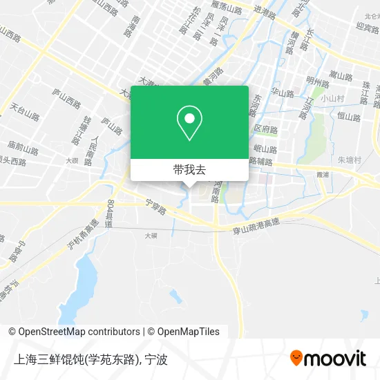 上海三鲜馄饨(学苑东路)地图