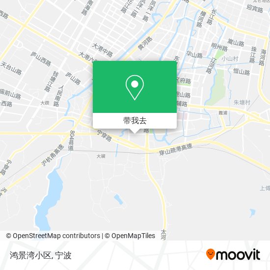 鸿景湾小区地图