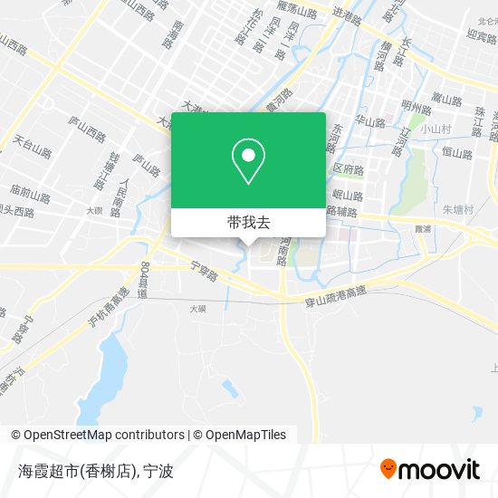 海霞超市(香榭店)地图