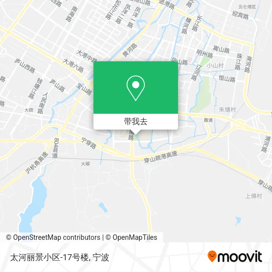 太河丽景小区-17号楼地图