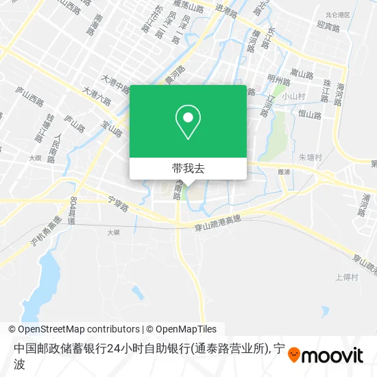 中国邮政储蓄银行24小时自助银行(通泰路营业所)地图