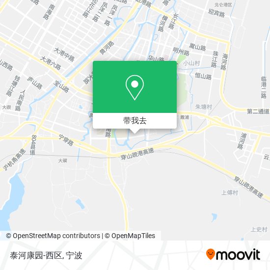 泰河康园-西区地图