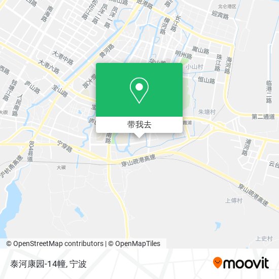 泰河康园-14幢地图