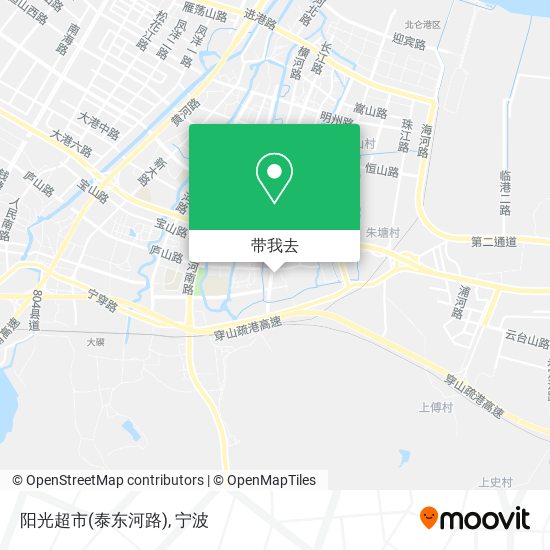 阳光超市(泰东河路)地图