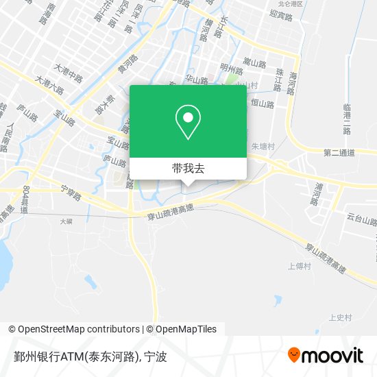 鄞州银行ATM(泰东河路)地图