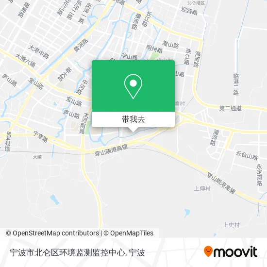 宁波市北仑区环境监测监控中心地图