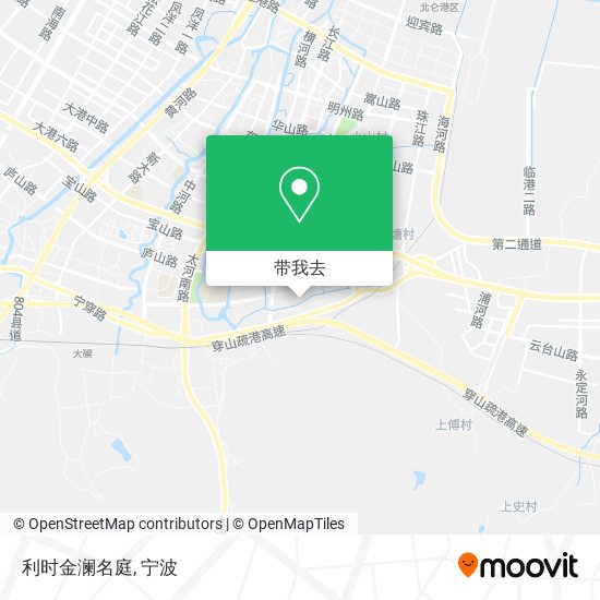 利时金澜名庭地图