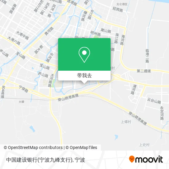 中国建设银行(宁波九峰支行)地图