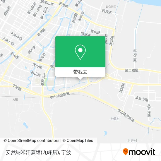安然纳米汗蒸馆(九峰店)地图