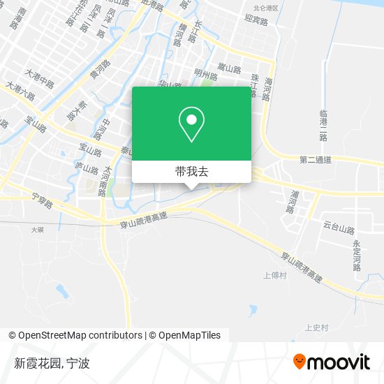 新霞花园地图