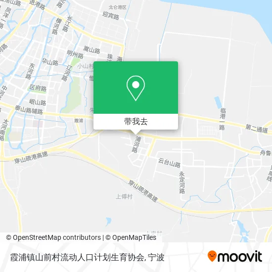 霞浦镇山前村流动人口计划生育协会地图