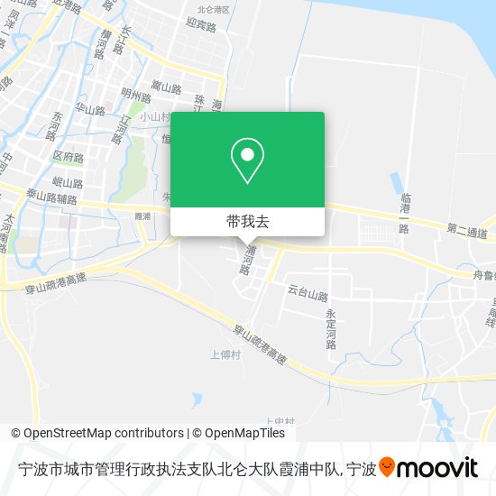 宁波市城市管理行政执法支队北仑大队霞浦中队地图