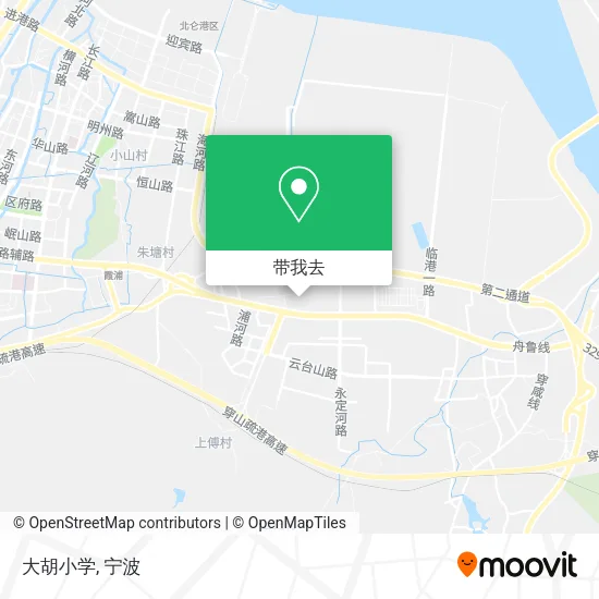 大胡小学地图