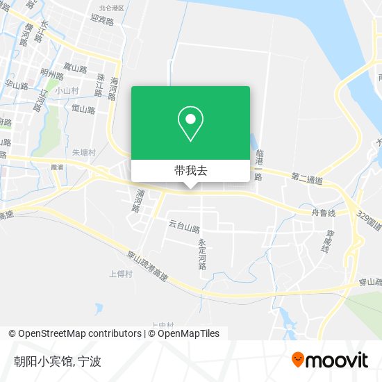 朝阳小宾馆地图