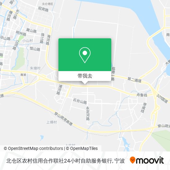 北仓区农村信用合作联社24小时自助服务银行地图